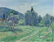 Olive Trees in Afternoon at Cannes, Henri Lebasque Prints